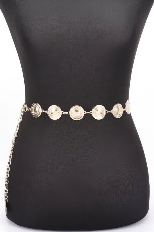 Round Metal Chain Belt - Tigbul's Variety Fashion Shop