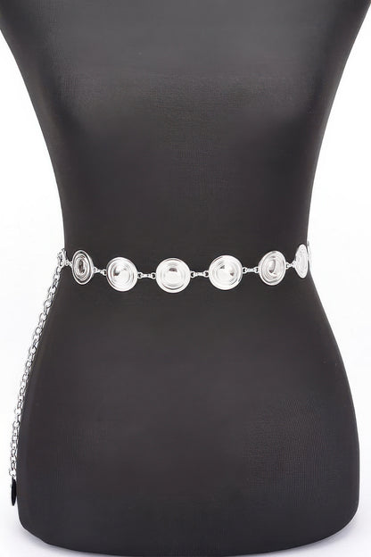 Round Metal Chain Belt - Tigbul's Variety Fashion Shop