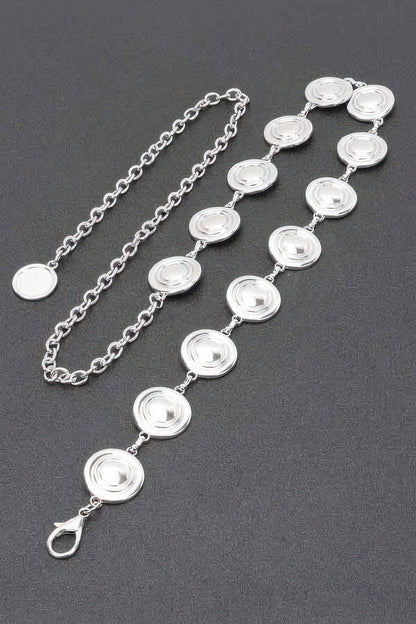 Round Metal Chain Belt - Tigbul's Variety Fashion Shop