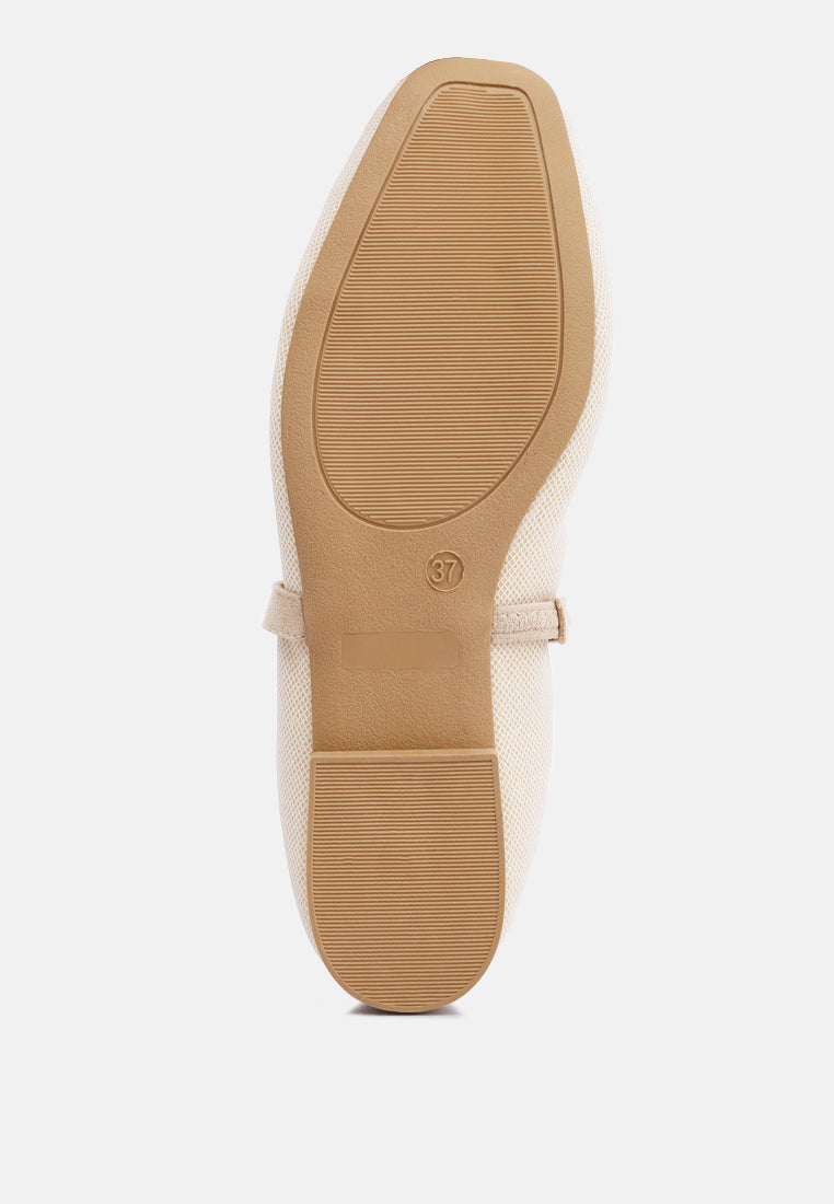 Sassie Pearl Embellished Ballerina Flats - Tigbul's Variety Fashion Shop