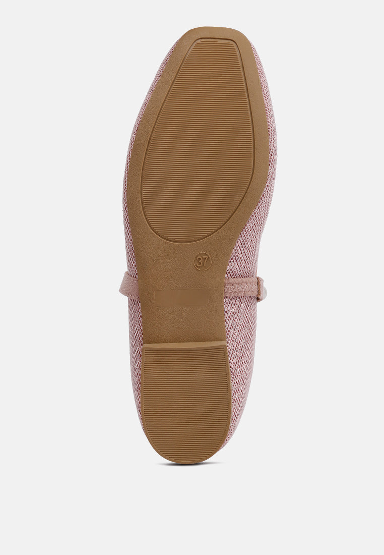 Sassie Pearl Embellished Ballerina Flats - Tigbul's Variety Fashion Shop