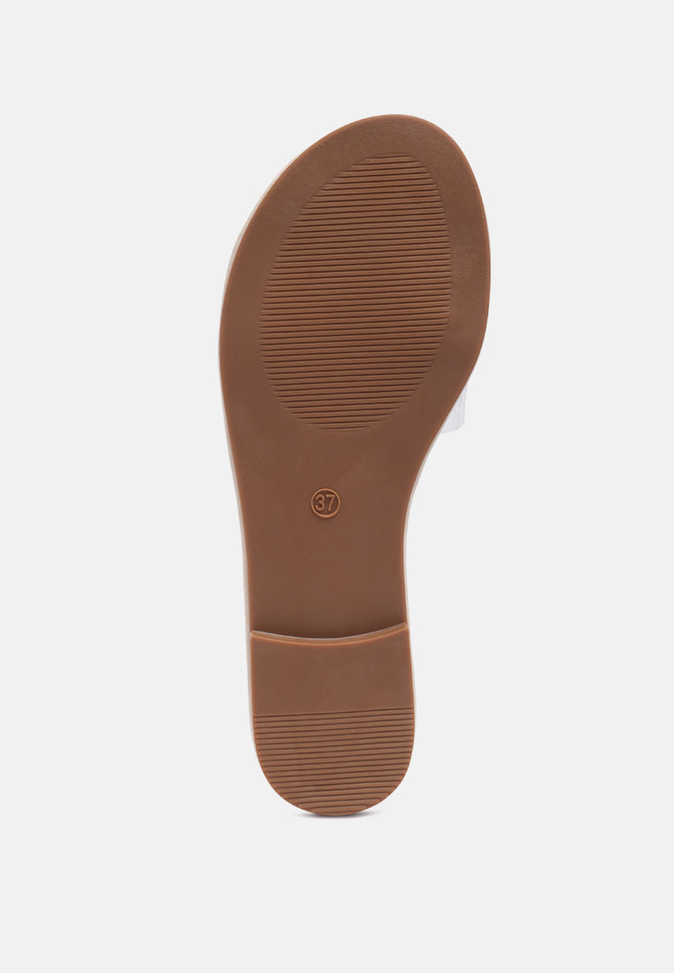Scoth Clear Buckled Quilted Slides - Tigbul's Variety Fashion Shop