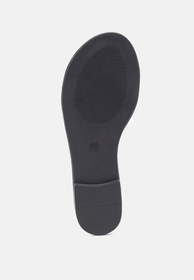 Scoth Clear Buckled Quilted Slides - Tigbul's Variety Fashion Shop