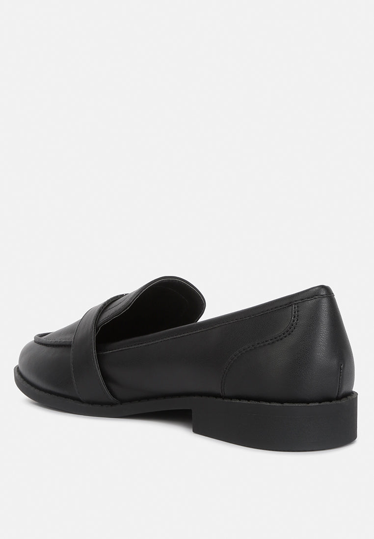 Sheboss Buckle Detail Loafers - Tigbul's Variety Fashion Shop