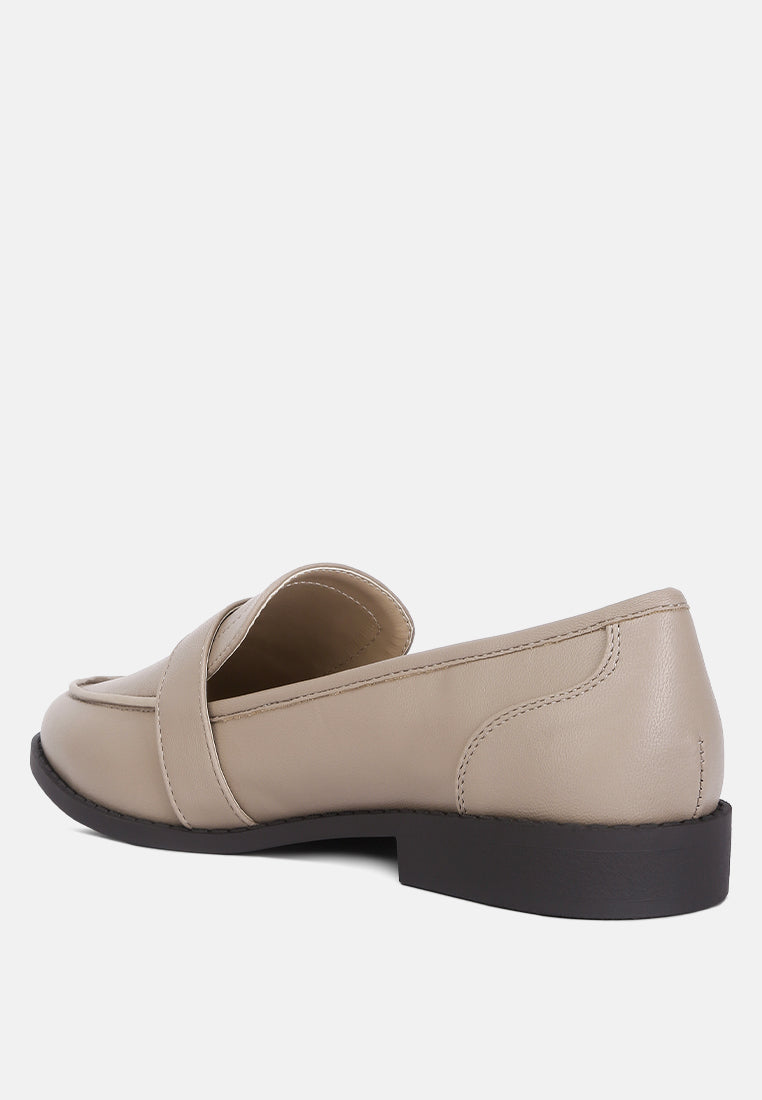 Sheboss Buckle Detail Loafers - Tigbul's Variety Fashion Shop