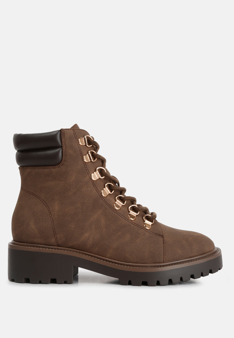 Shirly Quilt Collared Ankle Boots | Tigbuls Variety Fashion Shop