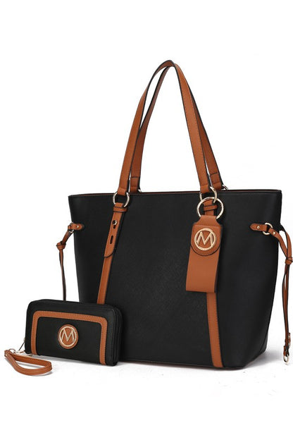 MKF Collection Tote with Wallet & Detachable Set - Tigbul's Variety Fashion Shop