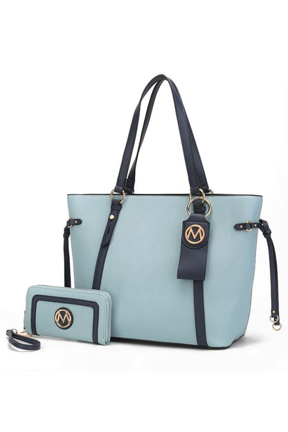 MKF Collection Tote with Wallet & Detachable Set - Tigbul's Variety Fashion Shop