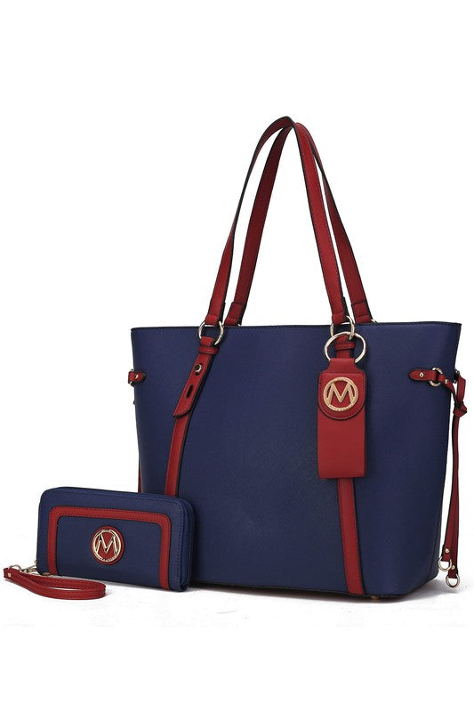 MKF Collection Tote with Wallet & Detachable Set - Tigbul's Variety Fashion Shop