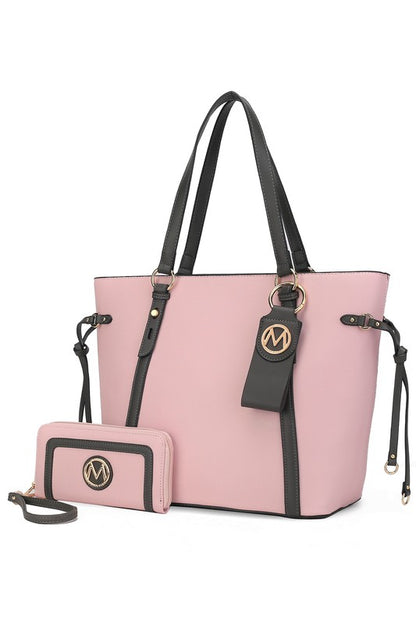 MKF Collection Tote with Wallet & Detachable Set - Tigbul's Variety Fashion Shop