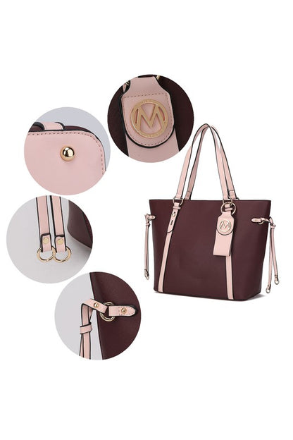 MKF Collection Tote with Wallet & Detachable Set - Tigbul's Variety Fashion Shop