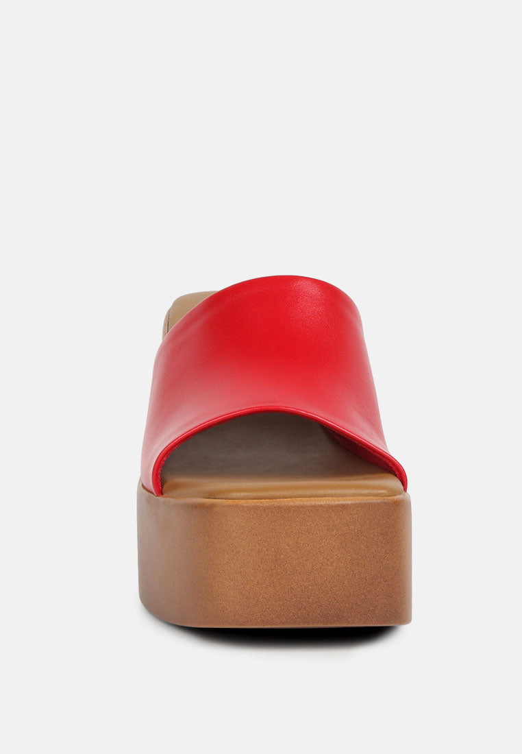 Scandal Slip On Block Heel Sandals - Tigbul's Variety Fashion Shop