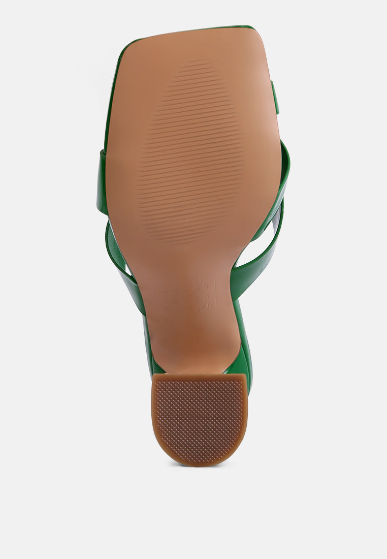 Snatched Intertwined Toe Ring Heeled Sandals - Tigbul's Variety Fashion Shop