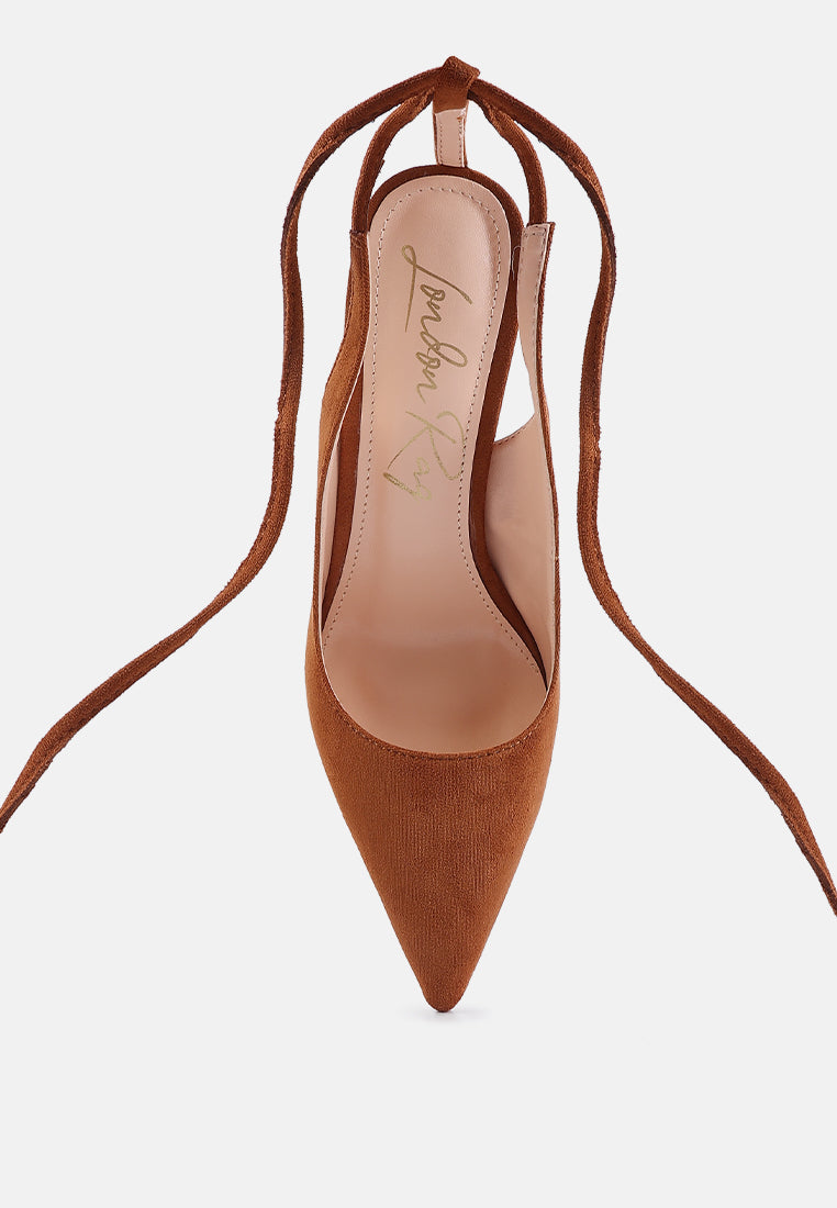 Spiced Night Fantasy Heel Lace-Up Sandals - Tigbul's Variety Fashion Shop