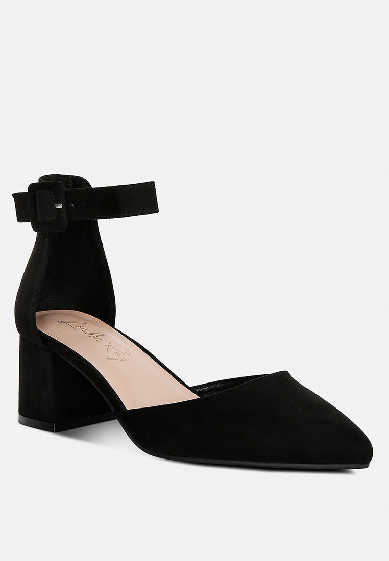 Stroot Mid Block Heel Sandals - Tigbul's Variety Fashion Shop