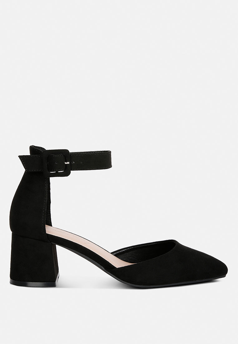Stroot Mid Block Heel Sandals - Tigbul's Variety Fashion Shop