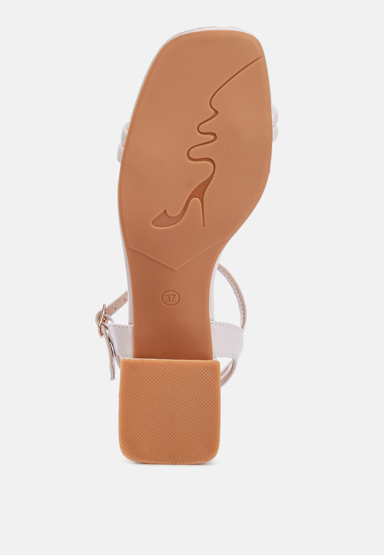 Sulein Ankle Strap Low Block Heels - Tigbul's Variety Fashion Shop