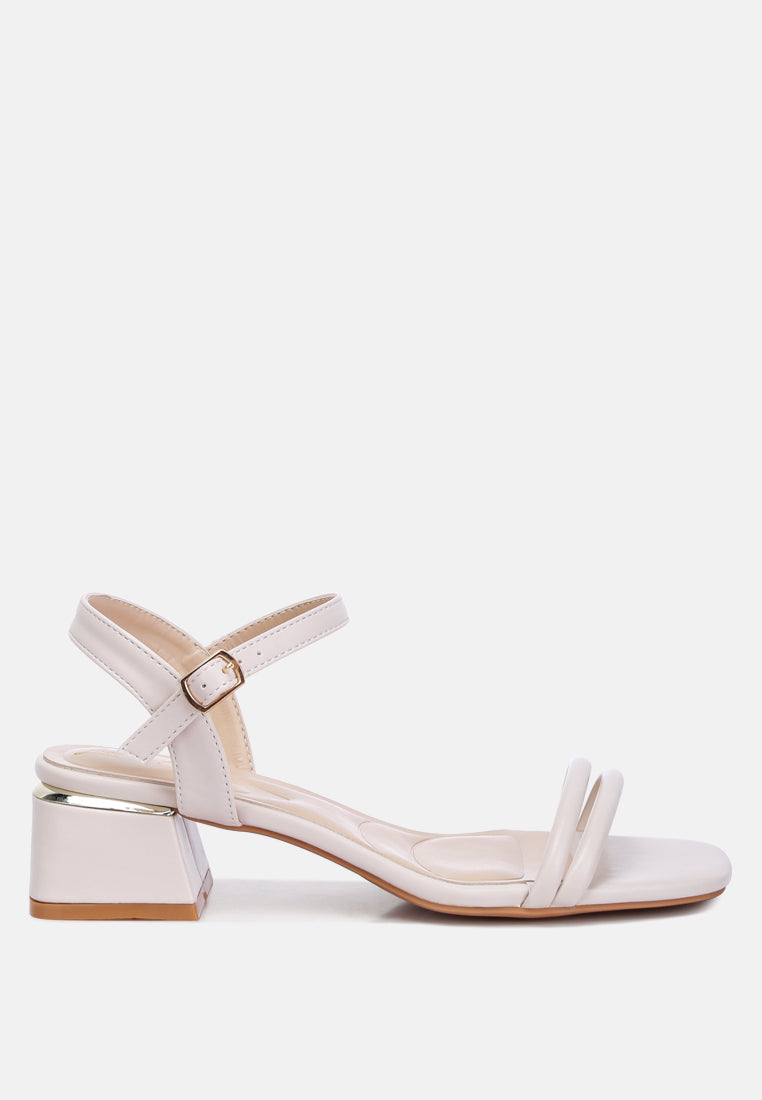 Sulein Ankle Strap Low Block Heels - Tigbul's Variety Fashion Shop