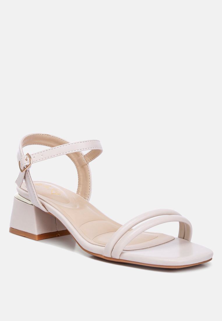 Sulein Ankle Strap Low Block Heels - Tigbul's Variety Fashion Shop