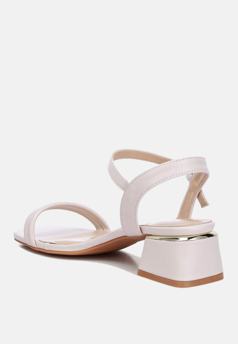 Sulein Ankle Strap Low Block Heels - Tigbul's Variety Fashion Shop