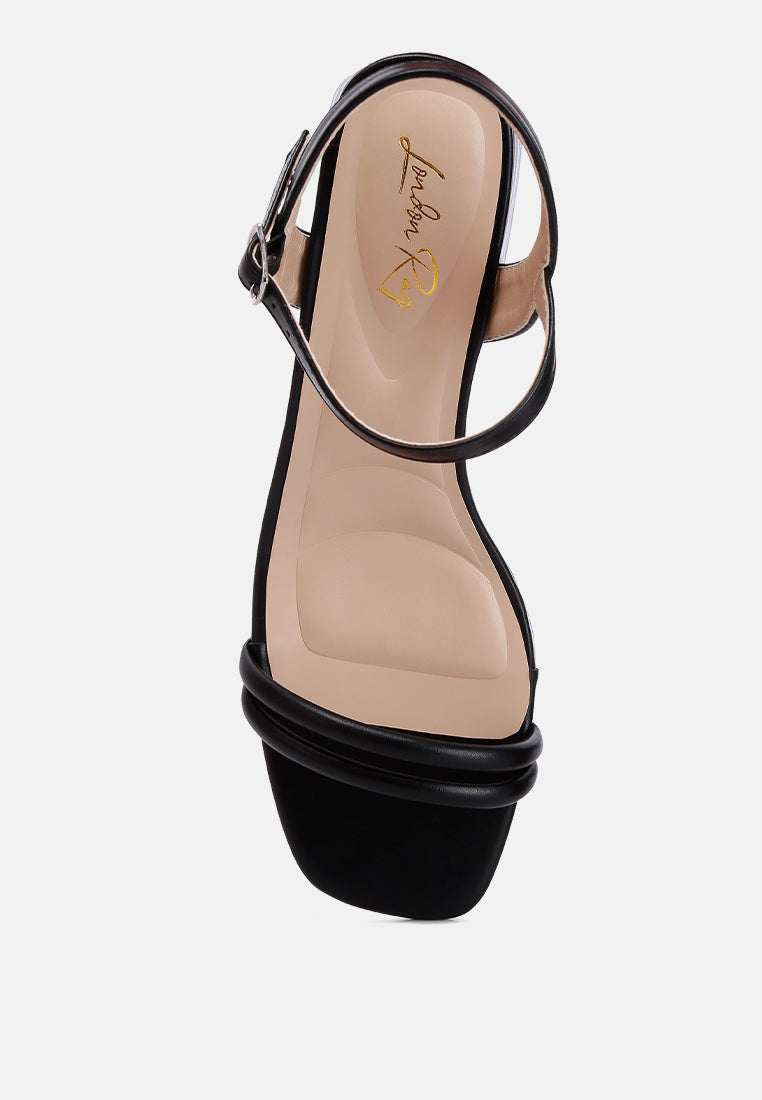 Sulein Ankle Strap Low Block Heels - Tigbul's Variety Fashion Shop
