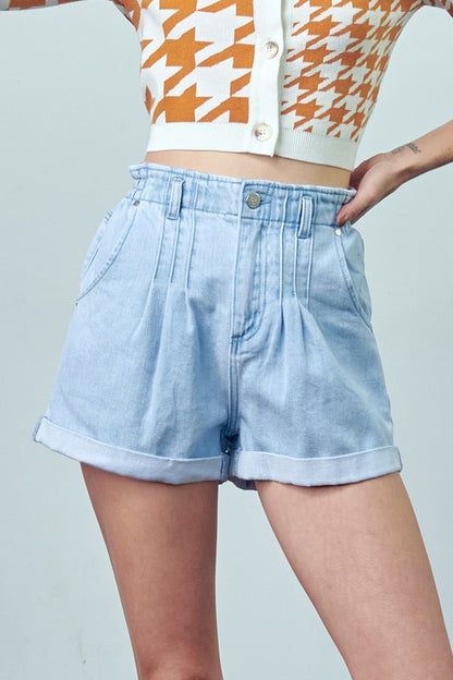 Super High Rise Mom Shorts - Tigbul's Variety Fashion Shop