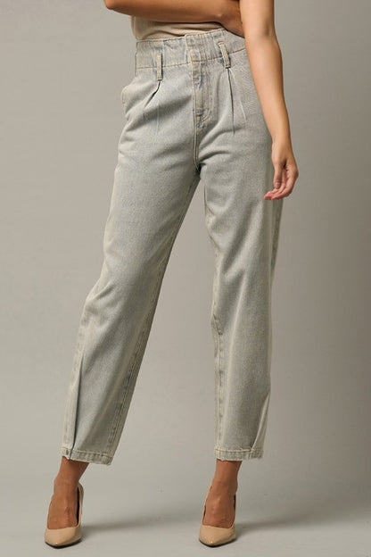 Super High Waist Balloon Jeans - Tigbul's Variety Fashion Shop