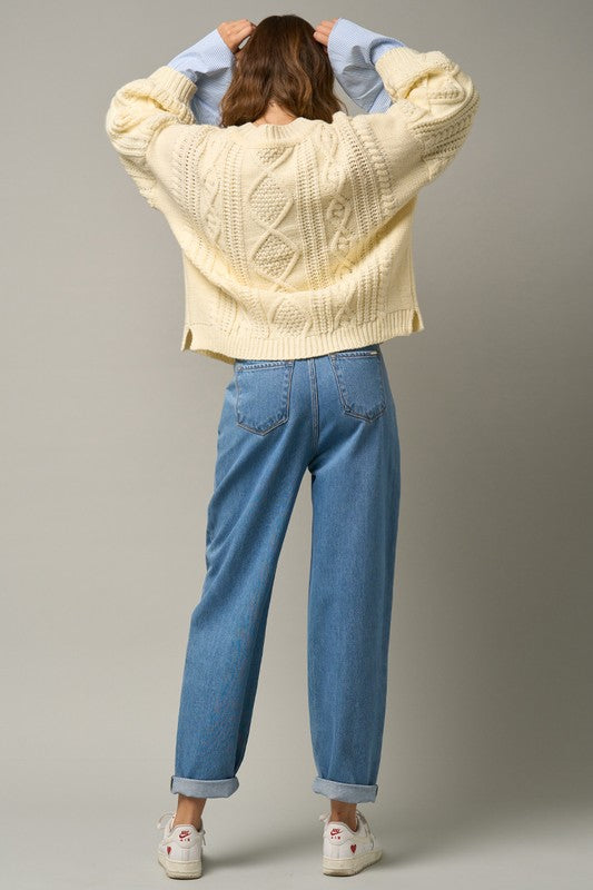 Super High Waist Slouch Jeans - Tigbul's Variety Fashion Shop