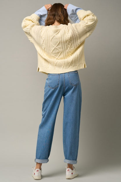 Super High Waist Slouch Jeans - Tigbul's Variety Fashion Shop