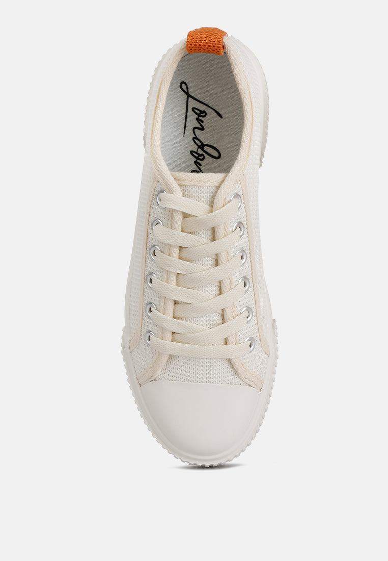 Sway Chunky Sole Knitted Textile Sneakers - Tigbul's Variety Fashion Shop