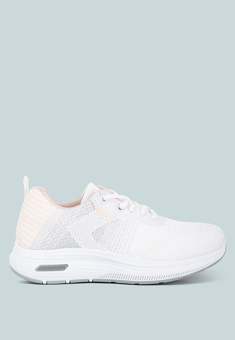 Synthia Contrasting Chunky Sneakers - Tigbul's Variety Fashion Shop