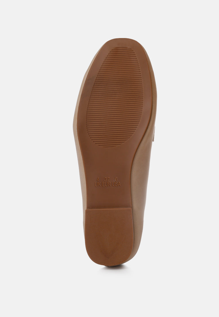 Tassilo Timeless Faux Leather Horsebit Loafers - Tigbul's Variety Fashion Shop
