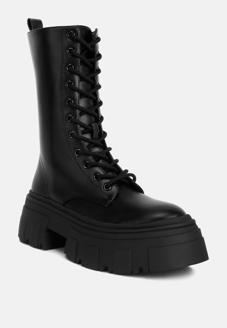 Tatum Combat Boots - Tigbul's Variety Fashion Shop