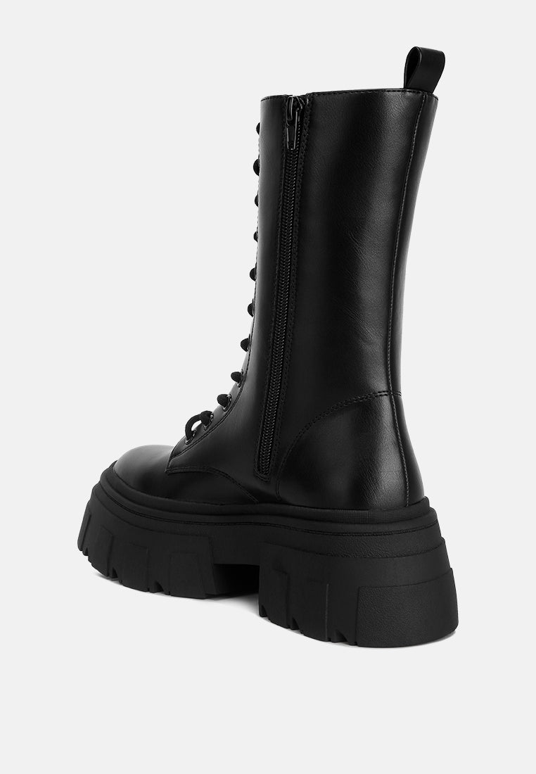 Tatum Combat Boots - Tigbul's Variety Fashion Shop