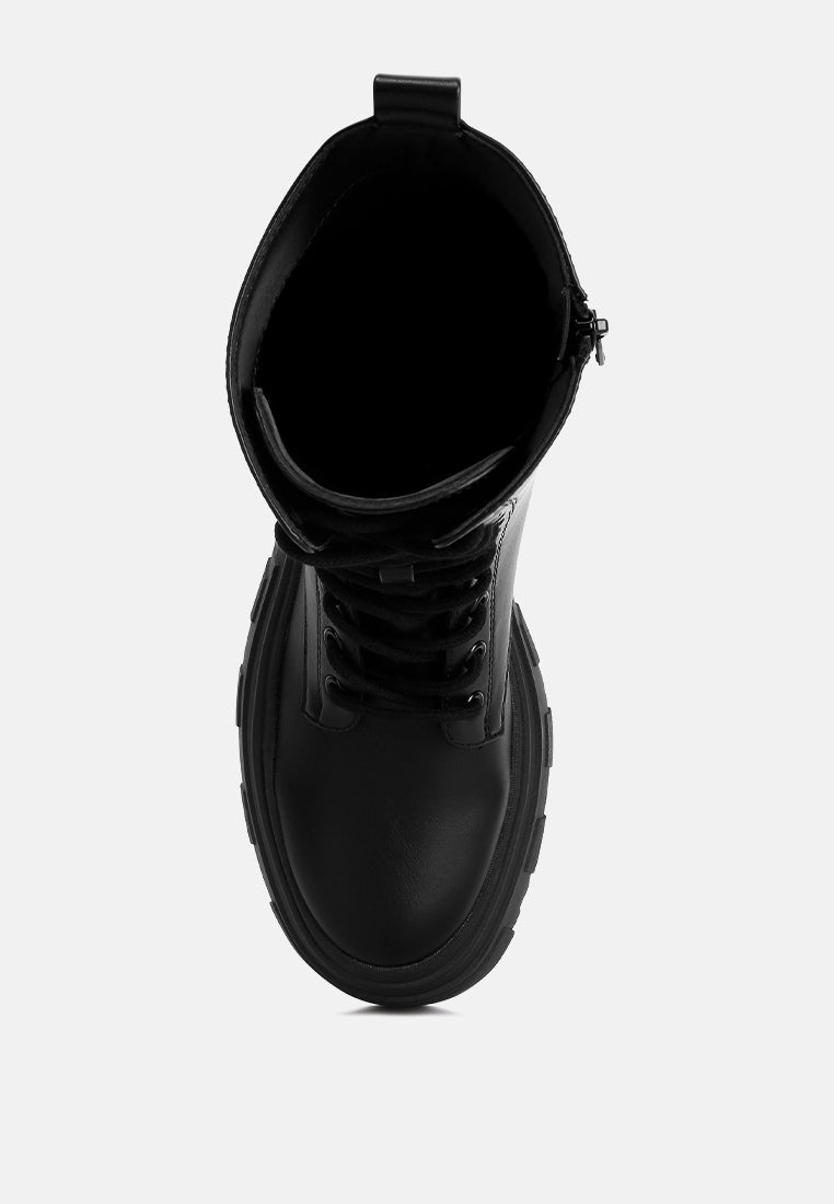 Tatum Combat Boots - Tigbul's Variety Fashion Shop