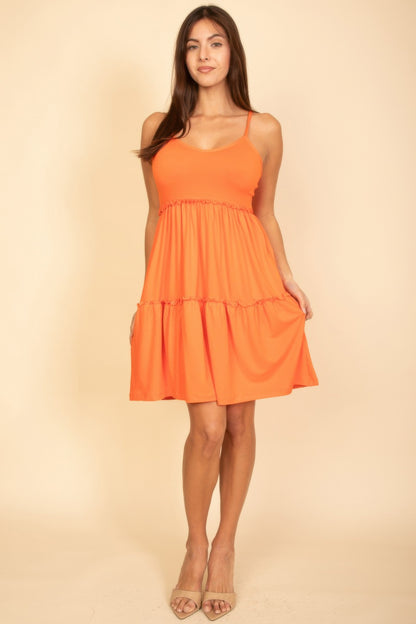 Tiered Cami Swing Dress - Tigbul's Variety Fashion Shop