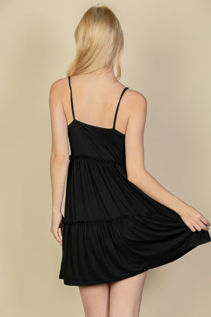 Tiered Cami Swing Dress - Tigbul's Variety Fashion Shop