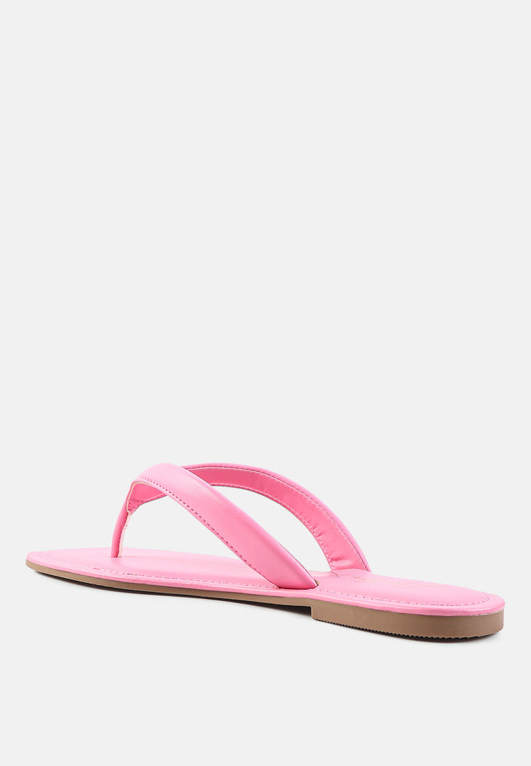 Tolpo Square Toe Thong Flats - Tigbul's Variety Fashion Shop
