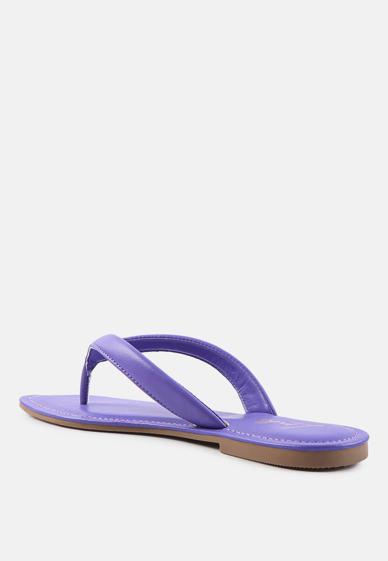 Tolpo Square Toe Thong Flats - Tigbul's Variety Fashion Shop