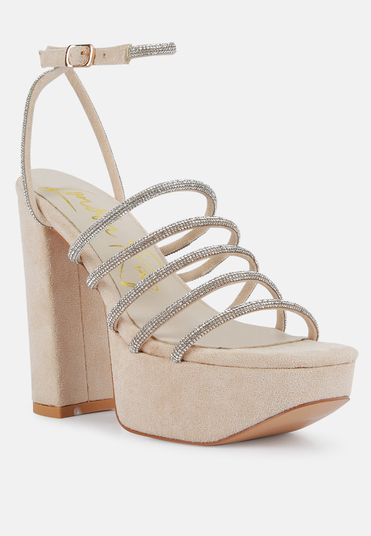Tricks High Block Heel Sandals - Tigbul's Variety Fashion Shop
