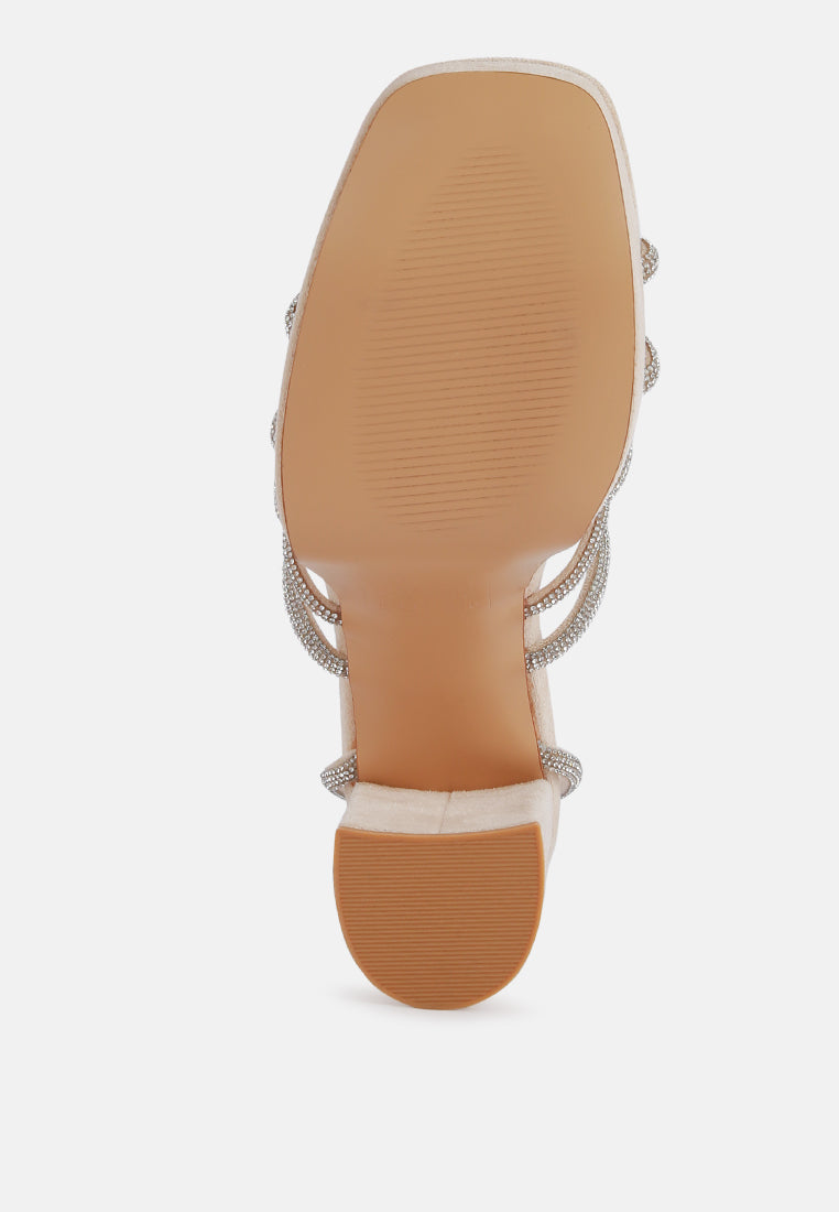 Tricks High Block Heel Sandals - Tigbul's Variety Fashion Shop
