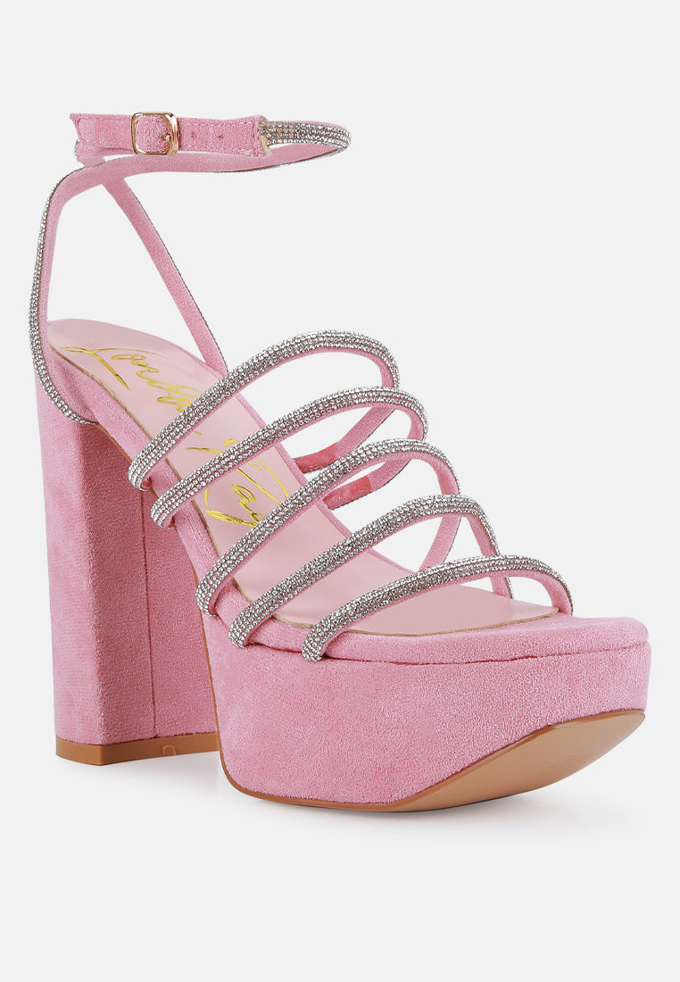 Tricks High Block Heel Sandals - Tigbul's Variety Fashion Shop