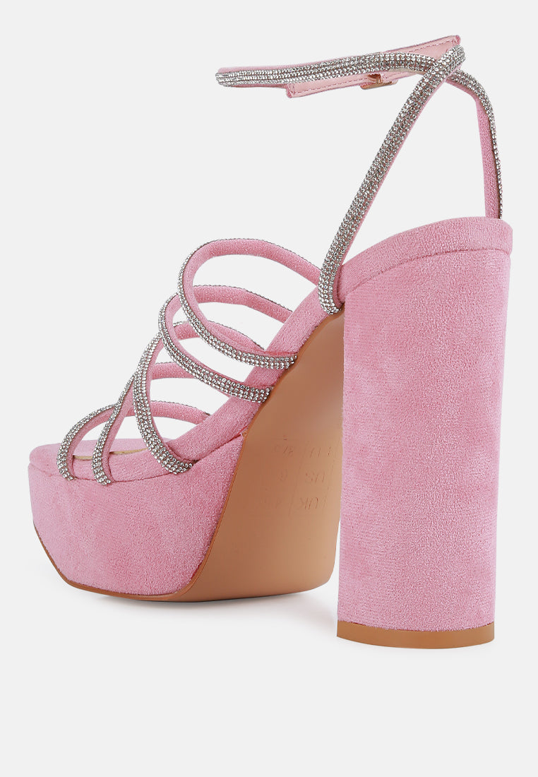 Tricks High Block Heel Sandals - Tigbul's Variety Fashion Shop