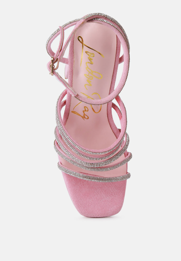 Tricks High Block Heel Sandals - Tigbul's Variety Fashion Shop