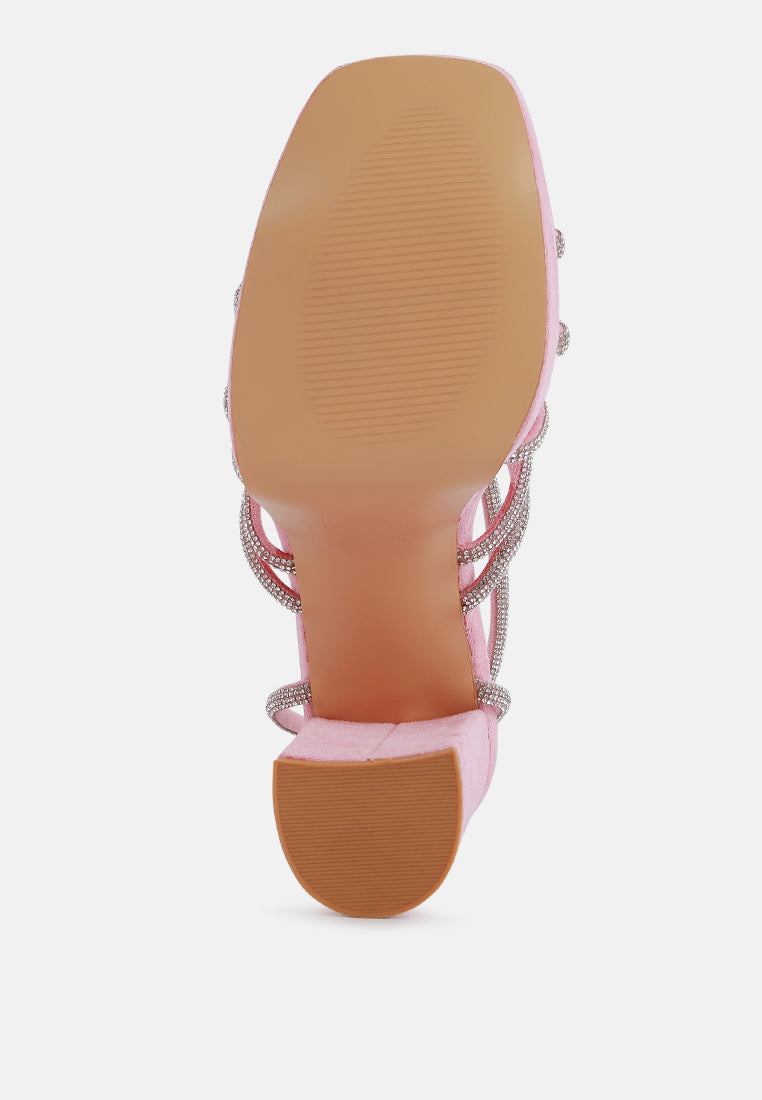 Tricks High Block Heel Sandals - Tigbul's Variety Fashion Shop