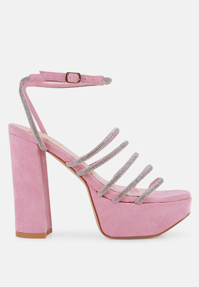 Tricks High Block Heel Sandals - Tigbul's Variety Fashion Shop