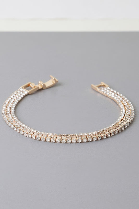 Triple Cubic Jewel Bracelet - Tigbul's Variety Fashion Shop