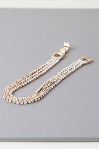 Triple Cubic Jewel Bracelet - Tigbul's Variety Fashion Shop