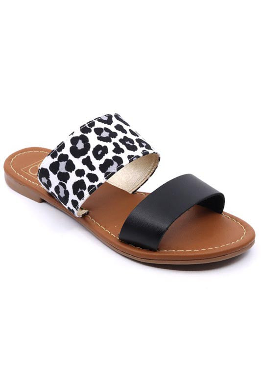 Two Band Slide Sandal - Tigbul's Variety Fashion Shop