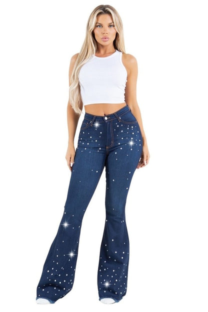 Vegas Glam Bell Bottom- Inseam 32 - Tigbul's Variety Fashion Shop